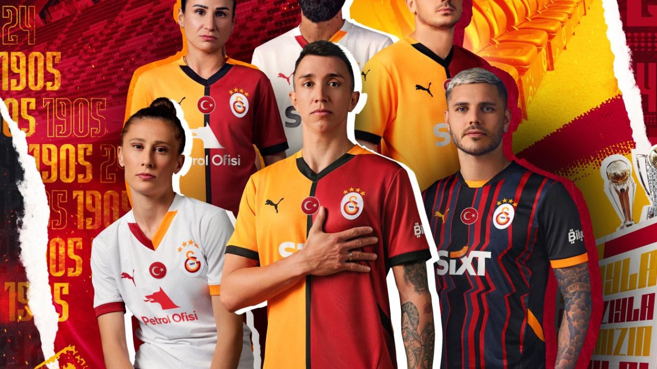 Galatasaray’ın yeni sezon formaları görücüye çıktı!