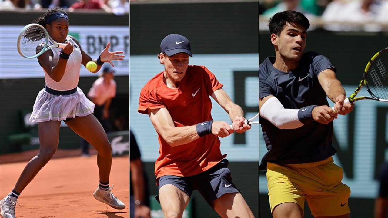 Wimbledon'da Sinner, Alcaraz ve Gauff dördüncü turda