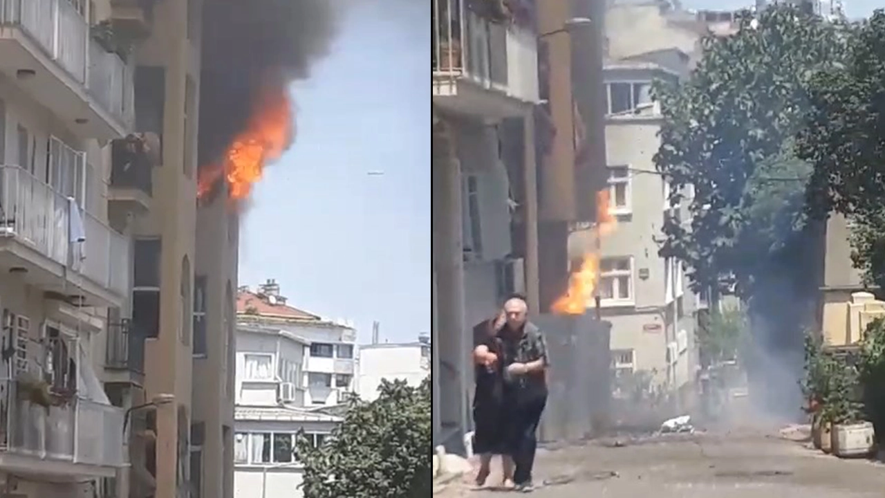 İstanbul'da metruk binada yangın paniği