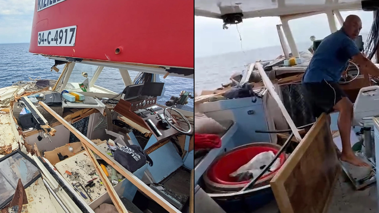 Gökçeada açıklarında hareketli dakikalar: Yunan Sahil Güvenlik botu Türk balıkçı teknesine çarptı