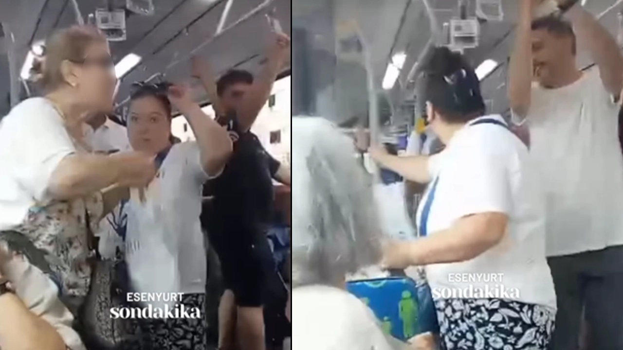 İstanbul'da bir metrobüste kadın ve erkek yolcu arasında yer verme tartışması