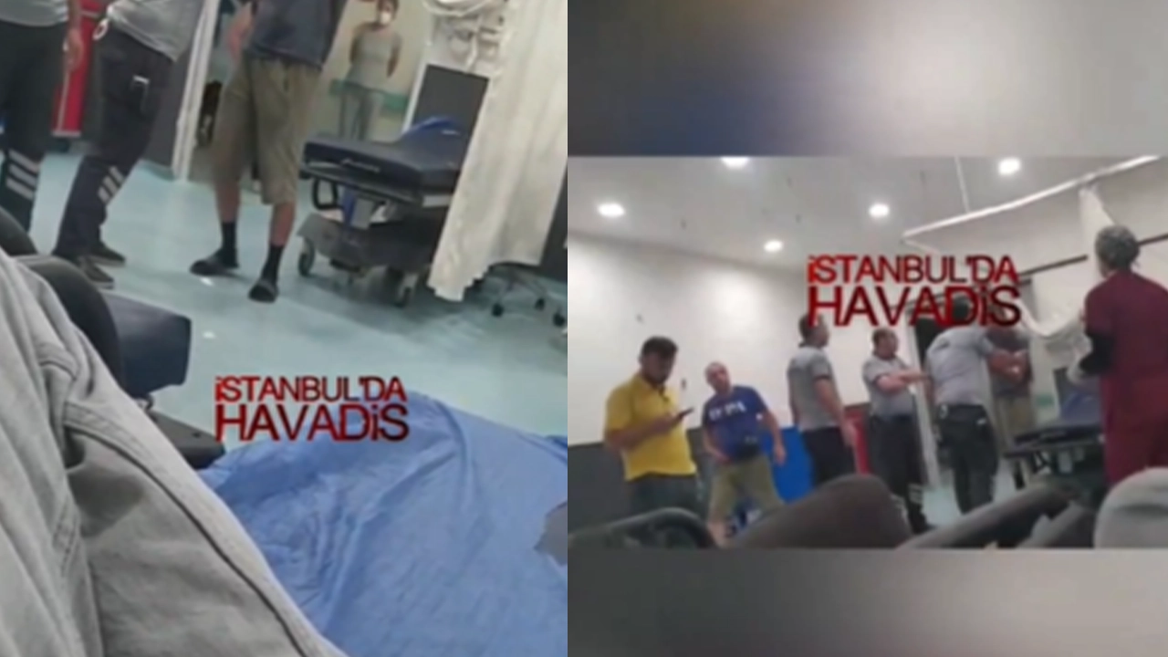 Devlet hastanesinde gergin anlar...Ortalık bir anda karıştı, güvenlik görevlileri devreye girdi