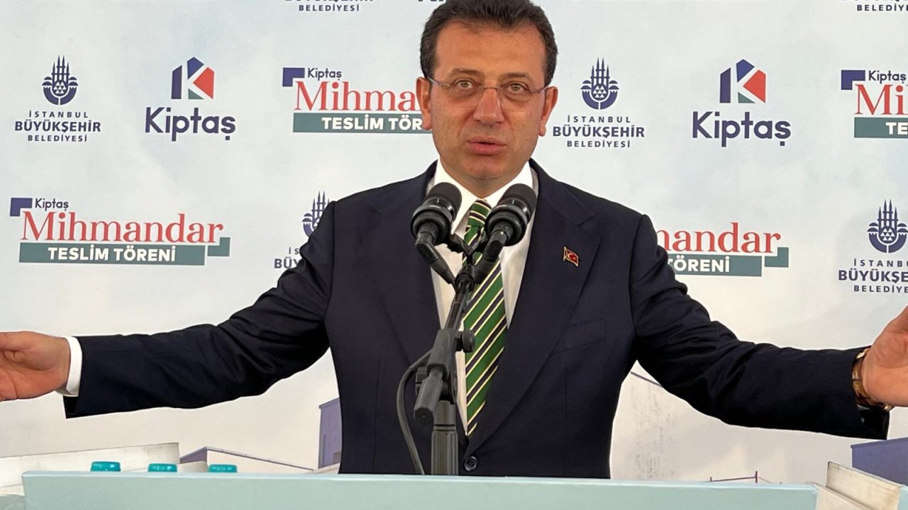 İmamoğlu, KİPTAŞ Hacıbektaş Mihmandar Projesi’nin teslim töreninde konuştu: 'Benim evim Kemal Kılıçdaroğlu'nun evi'