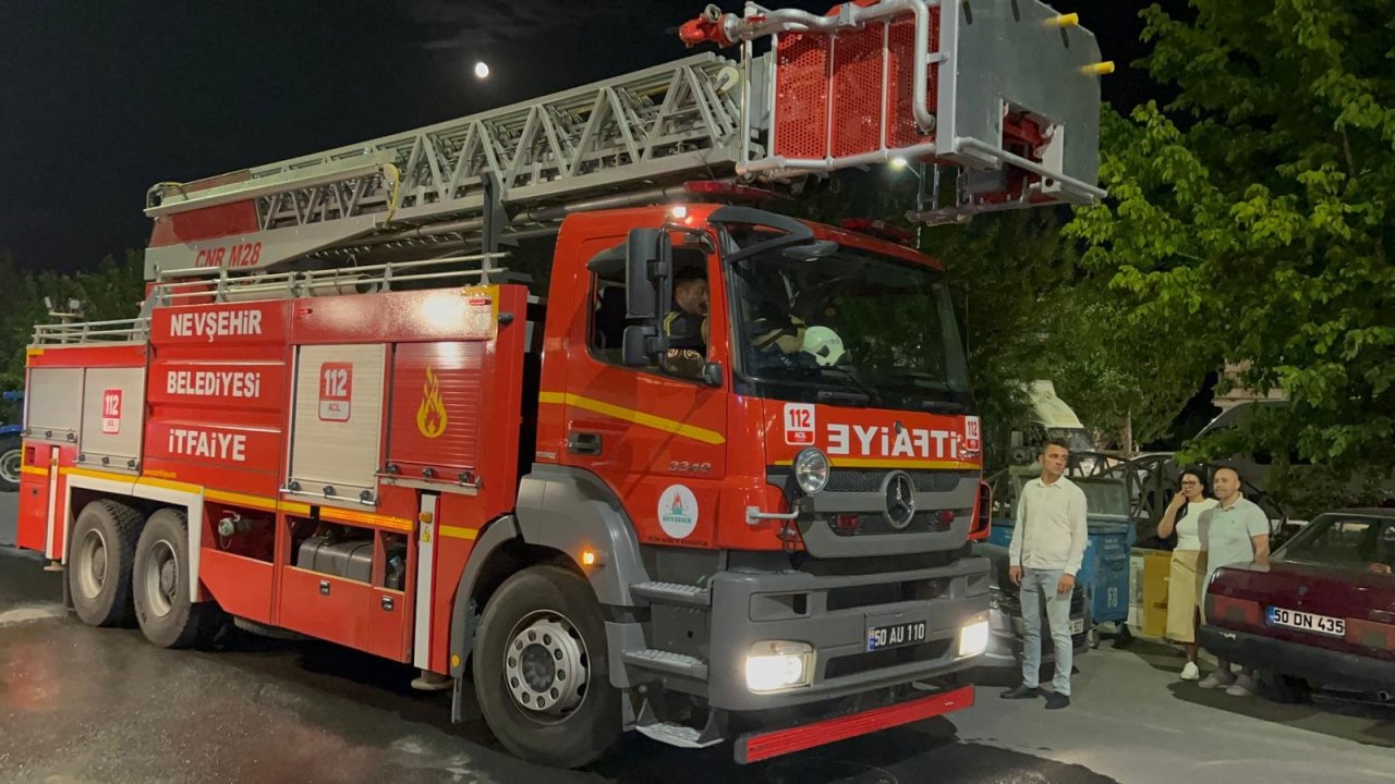Nevşehir'de otelde korkutan yangın: Vatandaşlar tahliye edildi