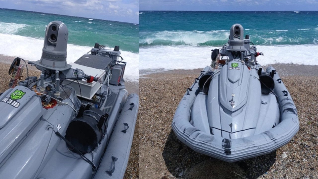 Çatalca sahilinde insansız deniz aracı bulundu!