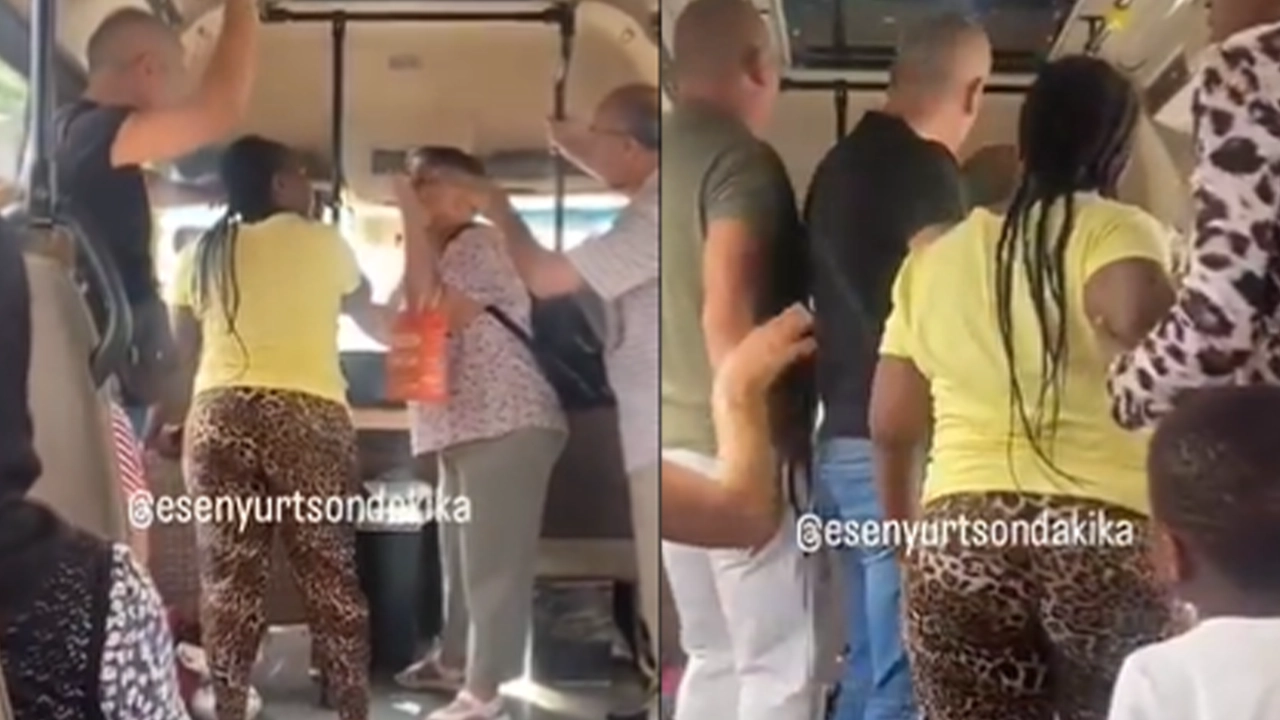 İstanbul'da minibüste hakaret edip olay çıkaran Afrikalı kadına tepki: 'Sen benim memleketimde yaşıyorsun'