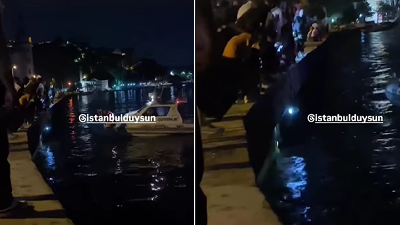 İstanbul'da kediyi kurtarmak için denize atladı, sahil güvenlik ekipleri kurtardı