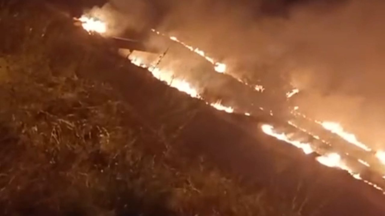 Diyarbakır’da bahçe yangını: 4 kişi dumandan etkilendi