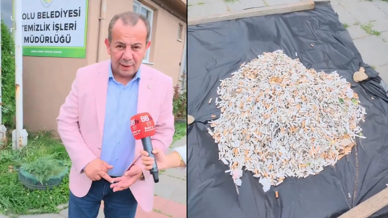 Tanju Özcan yeni uygulamayı başlattı: Yere izmarit ve çöp atanlara 14 bin 407 TL’ye kadar para cezası