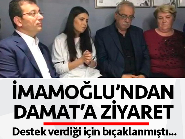 İmamoğlu'ndan Göknur Damat'a ziyaret