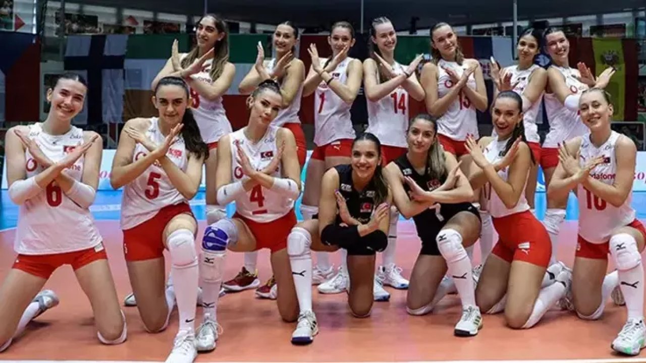 U20 Kadın Voleybol Takımı, Avrupa Şampiyonu oldu!