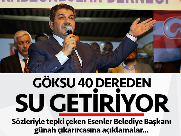Mehmet Tevfik Göksu 40 dereden su getiriyor