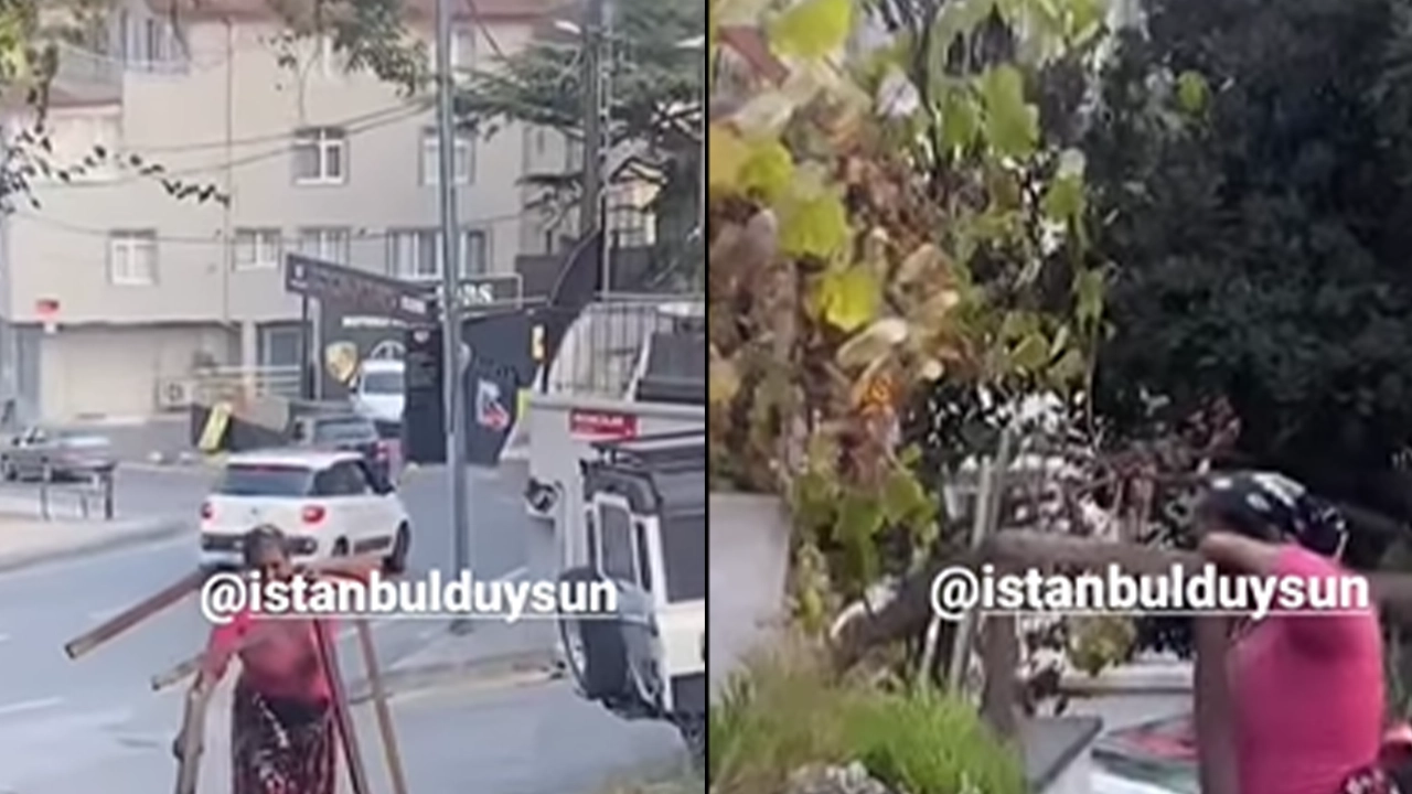 İstanbul Sarıyer'de demir hırsızı suçüstü yakalandı