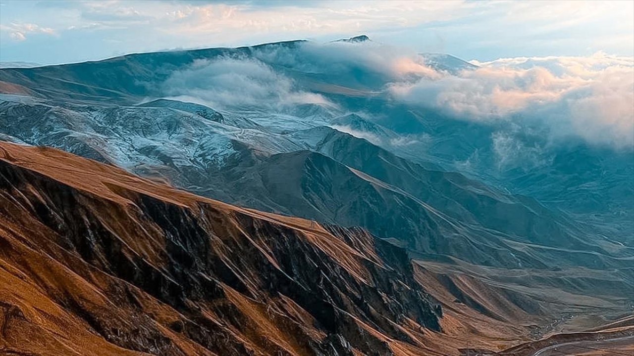 Erzurum Palandöken'e kar yağdı!