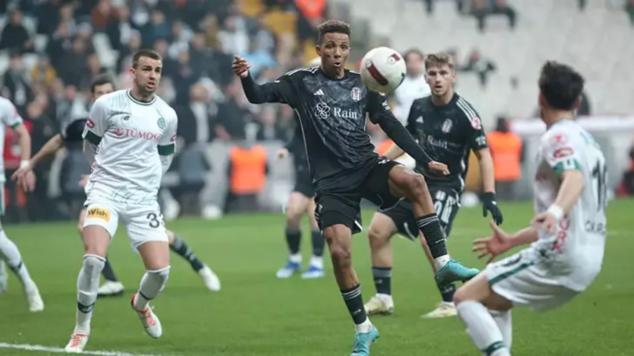 Beşiktaş, deplasmanda Konyaspor'u 2-0 mağlup etti