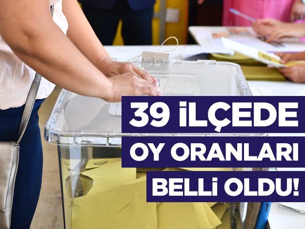 23 Haziran İstanbul Büyükşehir Belediye Başkanlığı seçimi | İlçe ilçe sonuçlar