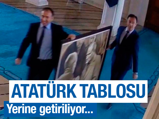 Atatürk tablosu geri getiriliyor
