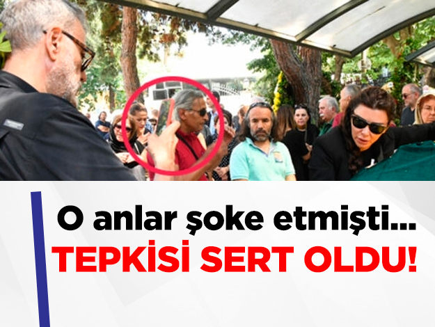 Selin Görgüzel'den cenaze törenindeki fotoğraf için tepki!