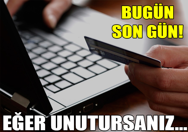 Kredi kartıyla internette alışveriş izni için son gün