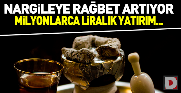 Nargileye rağbet artıyor