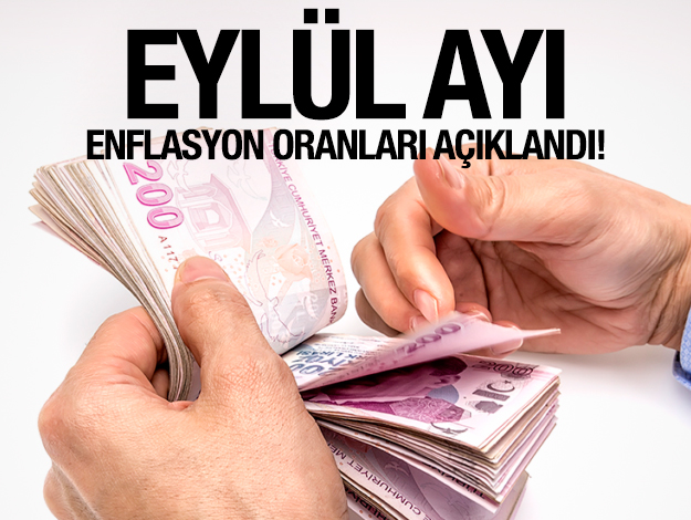 TÜİK eylül ayı enflasyonunu açıkladı! Enflasyon düştü mü yükseldi mi