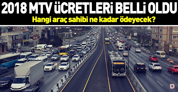 2018 MTV ücretleri belli oldu - MTV sorgulama - MTV Nasıl ödenir