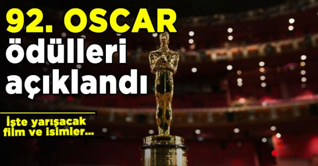 Oscar ödülleri adayları açıklandı!