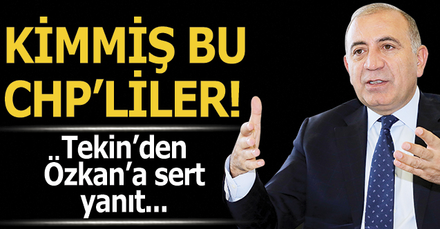 Gürsel Tekin'den Cahit Özkan'a tepki: Kimmiş bu CHP'liler açıkla!