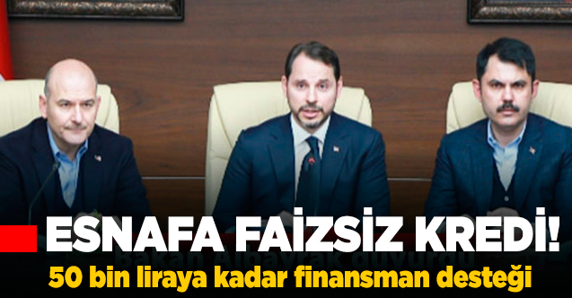 Albayrak: Elazığ ve Malatya'daki esnafa faizsiz kredi verilecek