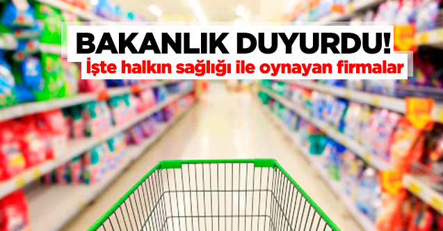 Taklit ve tağşiş yapan şirketlerin isimleri açıklandı!