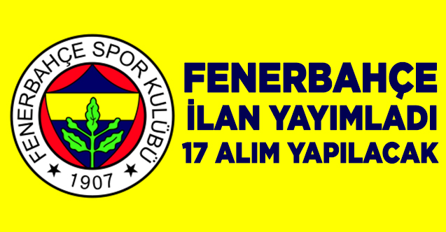 Fenerbahçe Üniversitesi 17 öğretim görevlisi alımı yapacak