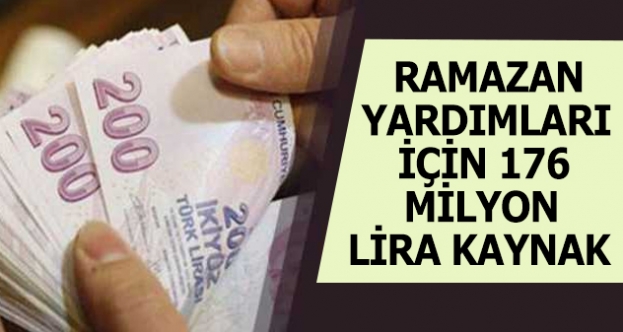 Bakanlıktan 176 milyon lira'lık ramazan yardımı