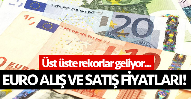 Euro şu an kaç lira? Son dakika alış ve satış fiaytları