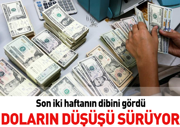 Doların düşüşü sürüyor