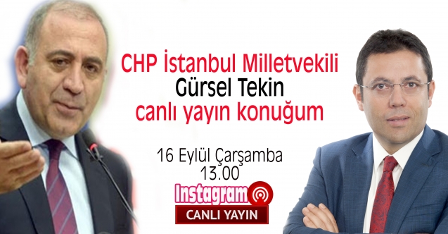Mehmet Mert'in canlı yayın konuğu CHP İstanbul Milletvekili Gürsel Tekin