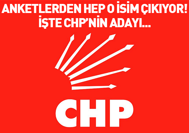 CHP'nin cumhurbaşkanı adayı kim olacak! Anketlerden o isim çıkıyor