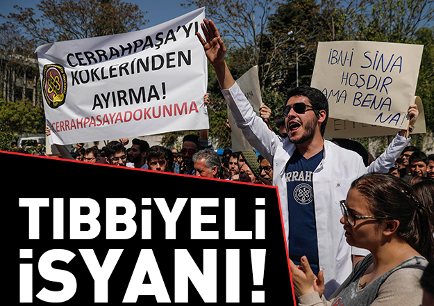 Cerrahpaşa'da İbni Sina protestosu