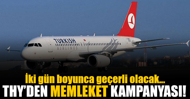 THY'den 99.99 liraya memleket kampanyası!