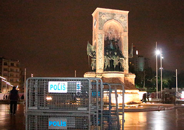Taksim'de 1 Mayıs önlemi