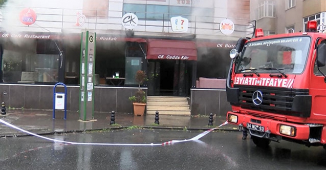 Ataşehir'de restoranda yangın, öğenci yurdunda panik