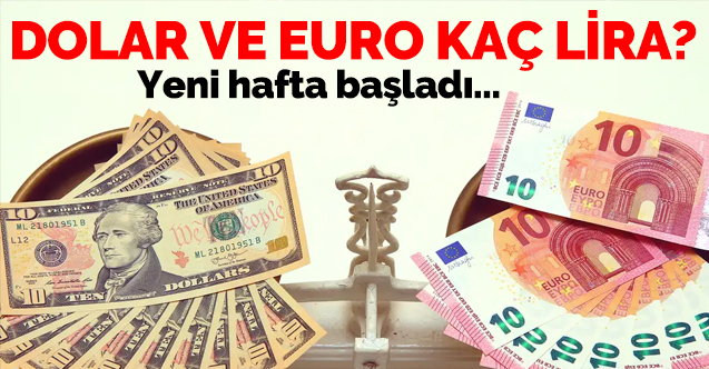 Dolar ve euro haftaya nasıl başladı? 14 Aralık Pazartesi döviz fiyatları