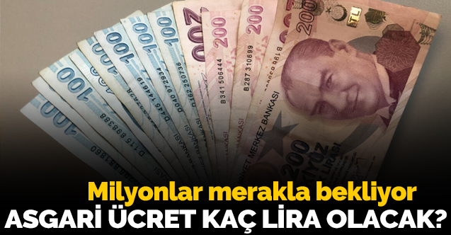 Milyonlarca vatandaş merakla bekliyor! 2021 asgari ücret kaç lira olacak?