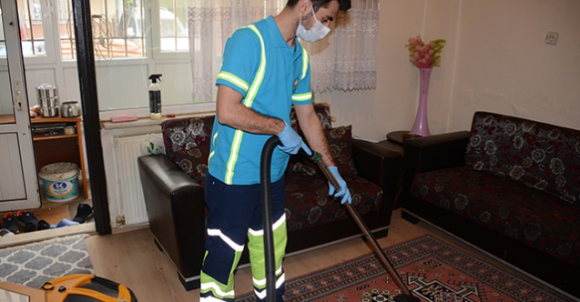 Tuzla’da 2020 yılında 945 kez ihtiyaç sahibi vatandaşın evi temizlendi