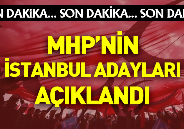 MHP'nin 24 Haziran seçimleri İstanbul milletvekili adayları - İsim listesi