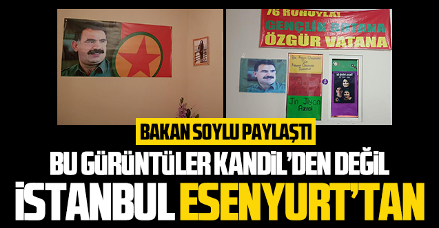 HDP Esenyurt İlçe Başkanlığı'na terör operasyonu! Bakan Soylu o fotoğrafları paylaştı