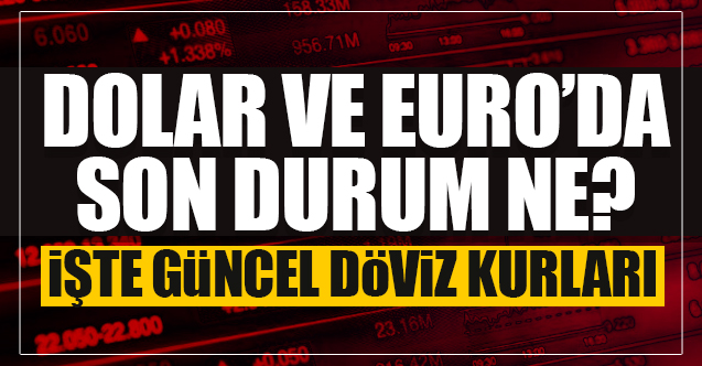 26 Ocak Salı döviz fiyatları | Dolar ve Euro kaç lira?