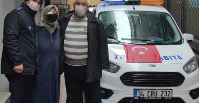 Zeytinburnu zabıtasından 65 yaş üstü vatandaşlara hastane hizmeti