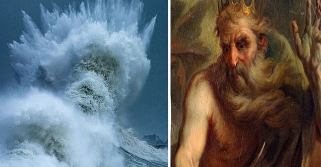 Yunan mitolojisinin deniz tanrısı Poseidon Fransa’da vücut buldu