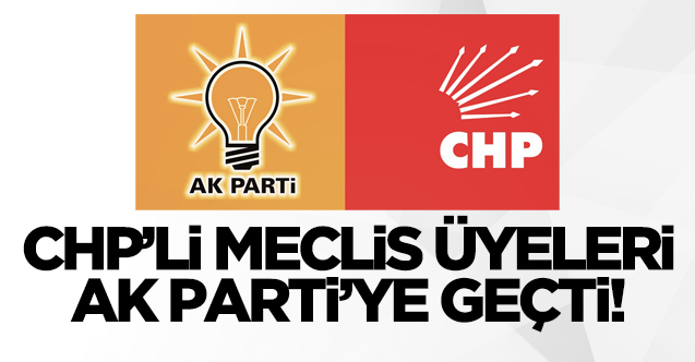 Üsküdar'da CHP'den istifa eden belediye meclisi üyeleri AK Parti'ye geçti!