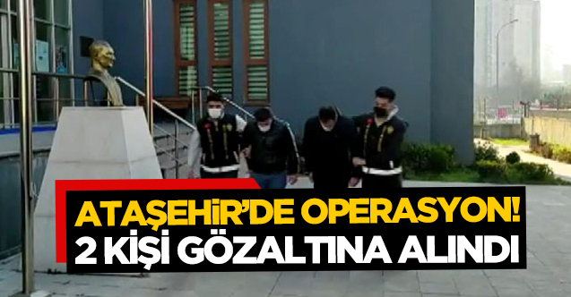 Ataşehir'de yasa dışı silah satışı yapanlara operasyon: 2 gözaltı